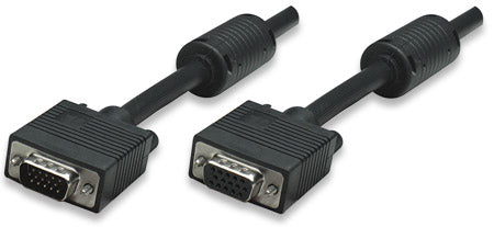 Manhattan Black SVGA 7.5m Extension Cable