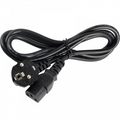 UniQue Black 1.8m Standard Single Head Power 2 Pin Cable