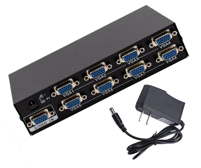 UniQue VGA 8 Port Splitter Adapter